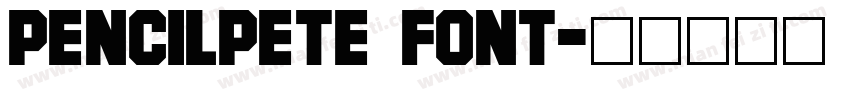 pencilPete Font字体转换